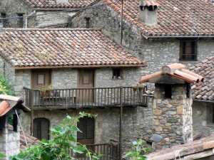 mittelalterliche Häuser in Beget